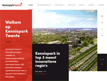 Tablet Screenshot of kennispark.nl